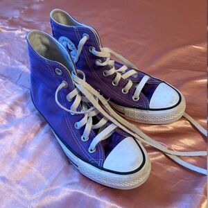 Converse Purple High-Top Sneakers
